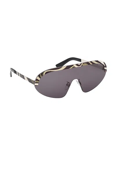 Pucci Shield Sunglasses In Purple