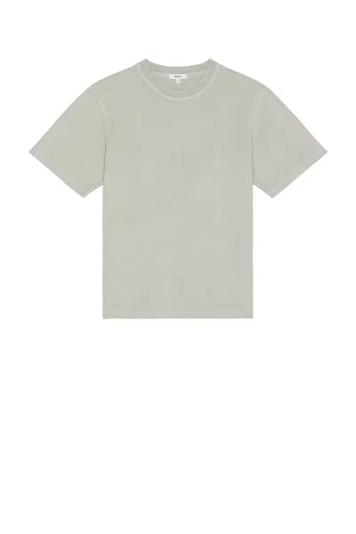 Agolde Asha Mock Neck Tee In Gray