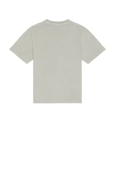 Agolde Asha Mock Neck Tee In Gray