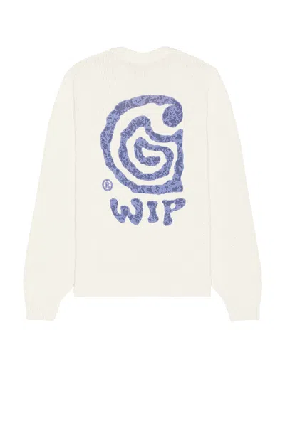 Carhartt Ivory Cotton Blend Helix Sweater In Neutral