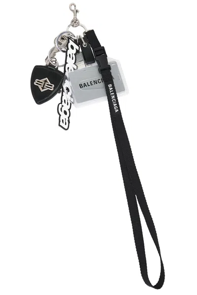 Balenciaga Keyring B In Black