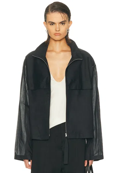 Jil Sander Light Weight Blouson In Black
