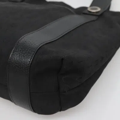 Pre-owned Bulgari Logo Mania Black Canvas Tote Bag ()