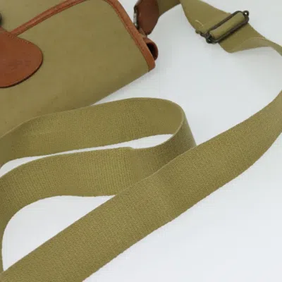 Pre-owned Burberry Nova Check Beige Canvas Shoulder Bag ()