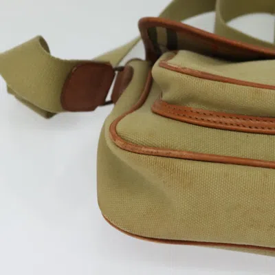 Pre-owned Burberry Nova Check Beige Canvas Shoulder Bag ()
