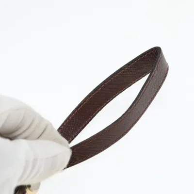 Pre-owned Burberry Nova Check Brown Canvas Clutch Bag ()