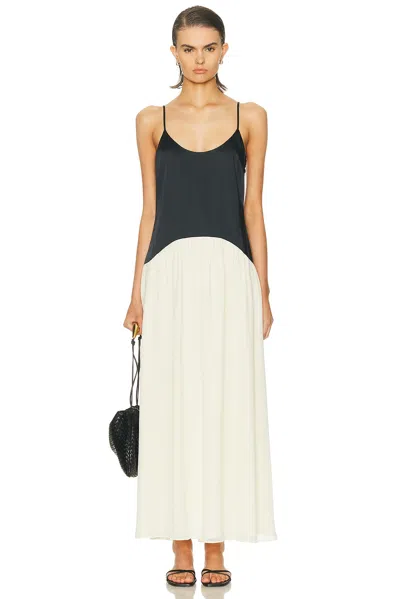 Solid & Striped The Talulla Sleeveless Maxi Dress In Neutral