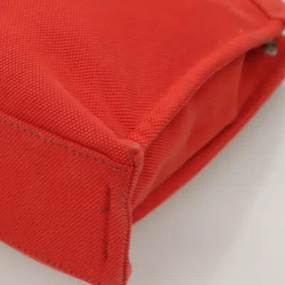 Pre-owned Burberry Red Canvas Tote Bag ()