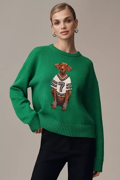 Porridge Jolene Pullover Sweater In Green