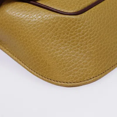 Pre-owned Cartier Must De  Beige Leather Clutch Bag ()