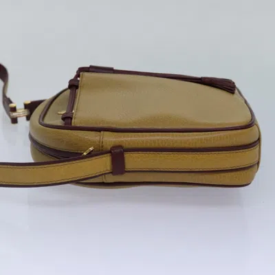 Pre-owned Cartier Must De  Beige Leather Shoulder Bag ()