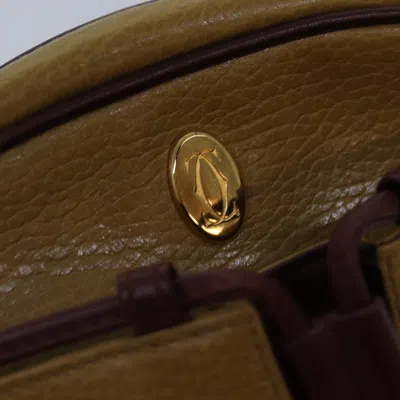Pre-owned Cartier Must De  Beige Leather Shoulder Bag ()
