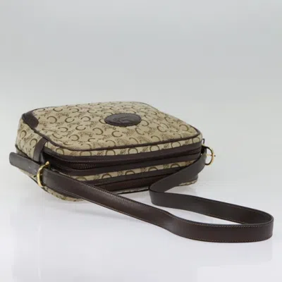 Pre-owned Celine Céline C Brown Canvas Shoulder Bag ()