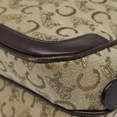 Pre-owned Celine Céline C Brown Canvas Shoulder Bag ()
