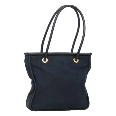 Pre-owned Celine Céline Cabas Navy Synthetic Shoulder Bag ()