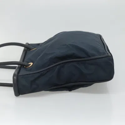 Pre-owned Celine Céline Cabas Navy Synthetic Shoulder Bag ()