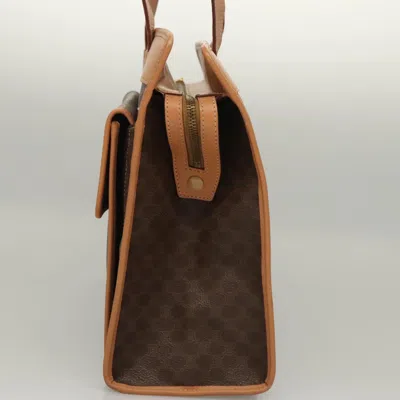 Pre-owned Celine Céline Macadam Brown Canvas Shoulder Bag ()