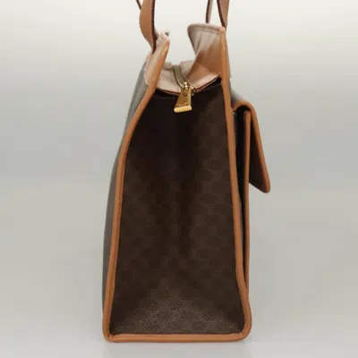 Pre-owned Celine Céline Macadam Brown Canvas Shoulder Bag ()
