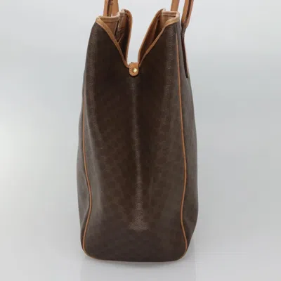 Pre-owned Celine Céline Macadam Brown Canvas Tote Bag ()