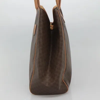 Pre-owned Celine Céline Macadam Brown Canvas Tote Bag ()