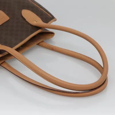 Pre-owned Celine Céline Macadam Brown Canvas Tote Bag ()