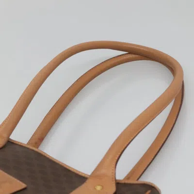 Pre-owned Celine Céline Macadam Brown Canvas Tote Bag ()