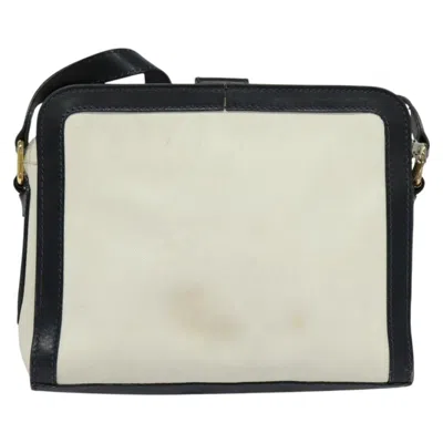 Pre-owned Celine Céline White Leather Shoulder Bag ()