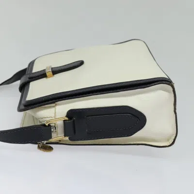 Pre-owned Celine Céline White Leather Shoulder Bag ()