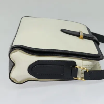 Pre-owned Celine Céline White Leather Shoulder Bag ()