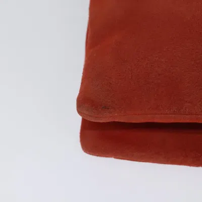 Pre-owned Chanel Chocolate Bar Red Suede Shoulder Bag ()