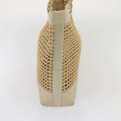 Pre-owned Chanel Triple Coco Beige Suede Tote Bag ()