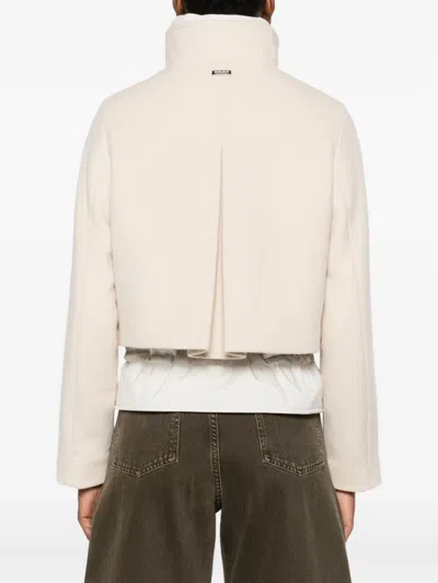 Woolrich Piumino Jacket In Gold