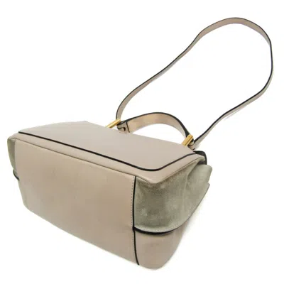 Pre-owned Chloé Indy Grey Leather Shoulder Bag ()