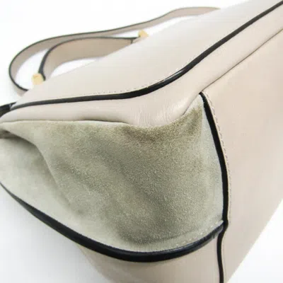 Pre-owned Chloé Indy Grey Leather Shoulder Bag ()