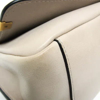 Pre-owned Chloé Indy Grey Leather Shoulder Bag ()
