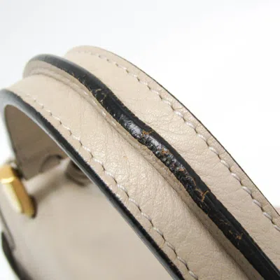 Pre-owned Chloé Indy Grey Leather Shoulder Bag ()