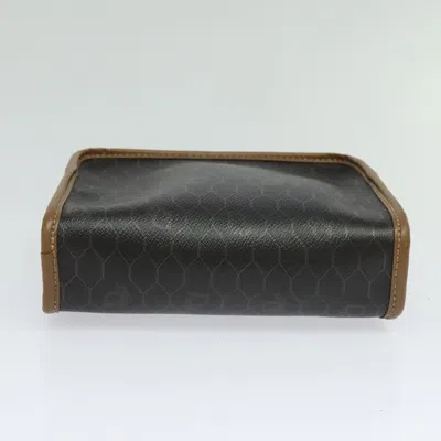 Pre-owned Dior Honeycomb Black Canvas Clutch Bag ()