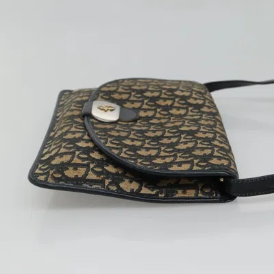Pre-owned Dior Trotter Brown Canvas Shoulder Bag ()