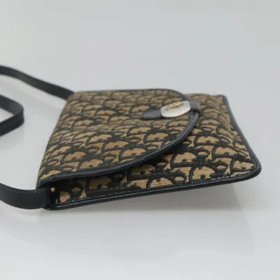 Pre-owned Dior Trotter Brown Canvas Shoulder Bag ()