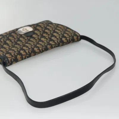 Pre-owned Dior Trotter Brown Canvas Shoulder Bag ()