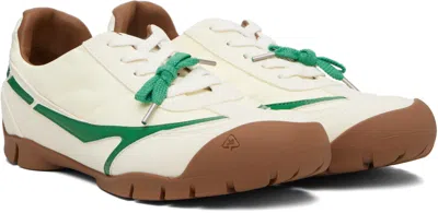 Untitlab Off-white Swift Trek Camping Sneakers In White