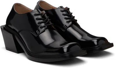 Untitlab Black Step Derbys In Black