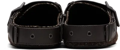 Untitlab Brown Bag Belts Clogs In Brown