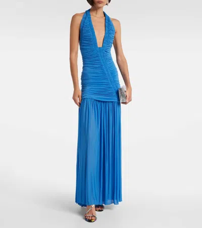 Christian Louboutin Rosa Z 80 Printed Satin Sandals In Multi