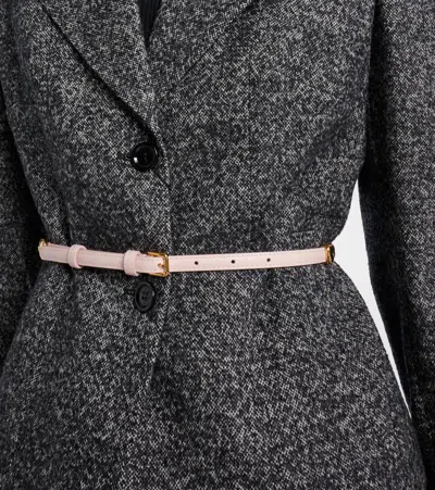 Dolce & Gabbana Leather Belt In Pink