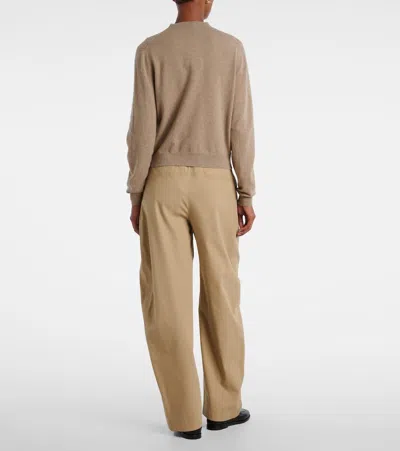 Loro Piana Cashmere Cardigan In Nude