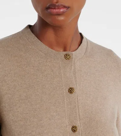 Loro Piana Cashmere Cardigan In Nude