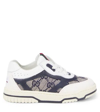 GG帆布皮革边饰运动鞋