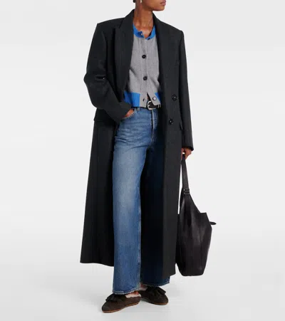 Hogan Suede Slipper Loafer In Brown