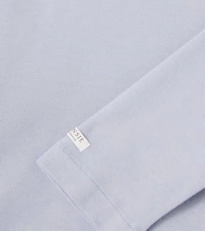 Donsje Jorijn Cotton Jersey Top In Blue